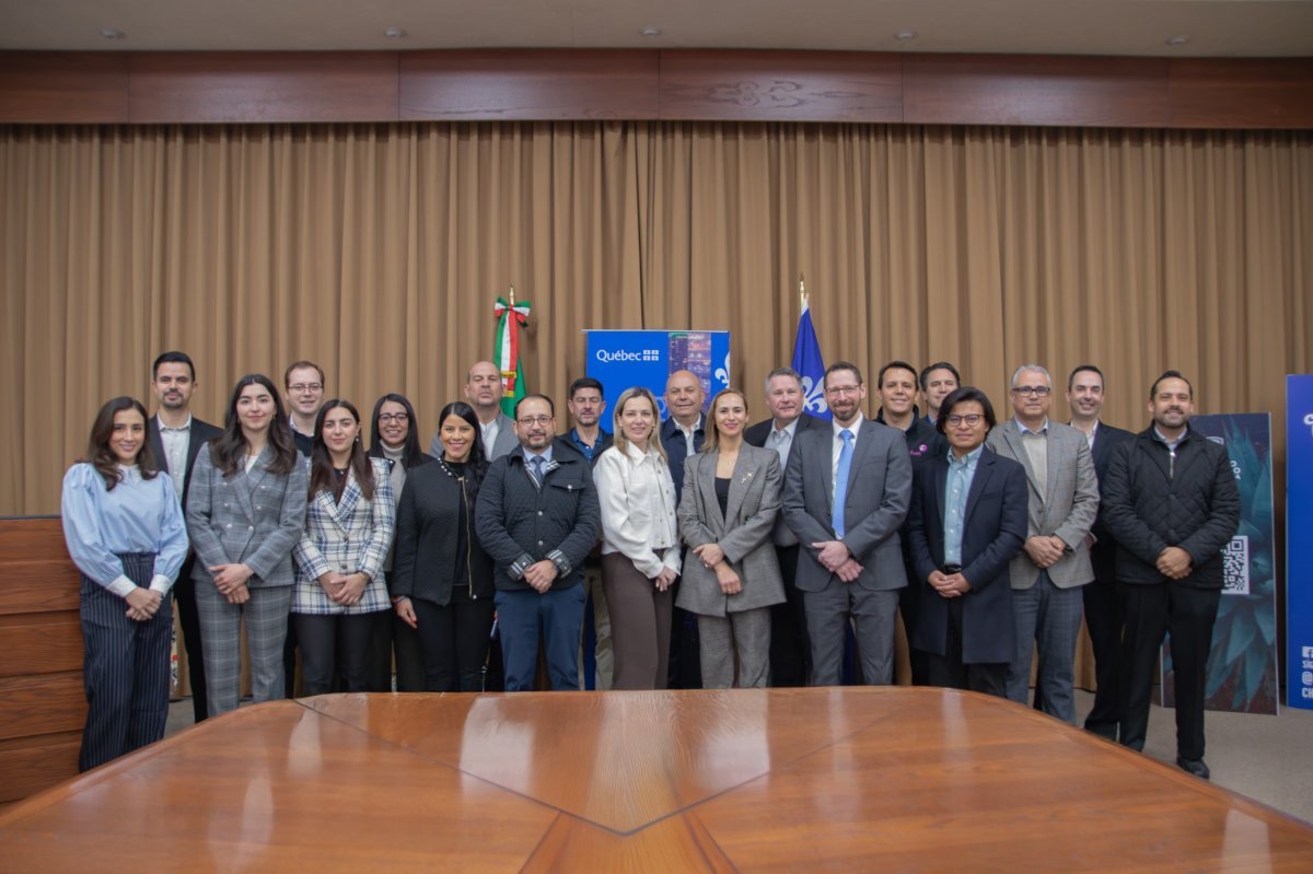Gobierno de Chihuahua presenta ventajas competitivas del estado a empresas de Québec, Canadá