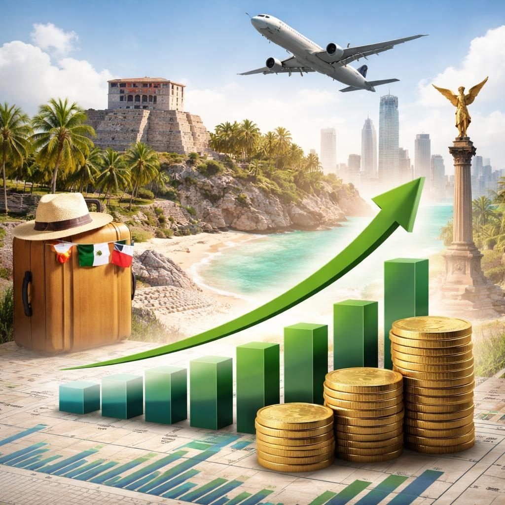 PIB y consumo turístico en México registran leve alza en tercer trimestre de 2025