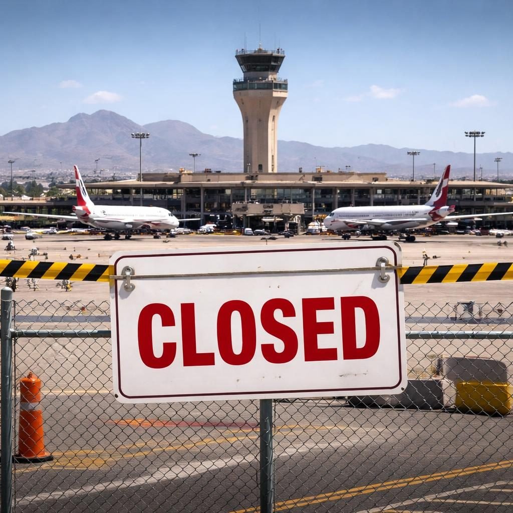 FAA suspende todos los vuelos en El Paso, Texas, del 10 al 20 de febrero