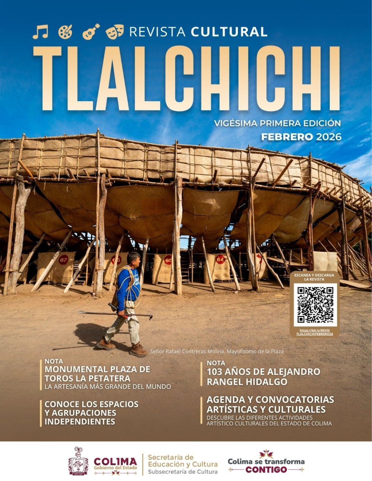 Cultura Colima publica nueva edici&oacute;n de revista Tlalchichi con calendario cultural de febrero 2026