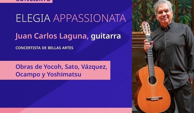 INBAL presenta concierto homenaje a compositores japoneses Toru Takemitsu y Hirokazu Sato con guitarrista Juan Carlos Laguna