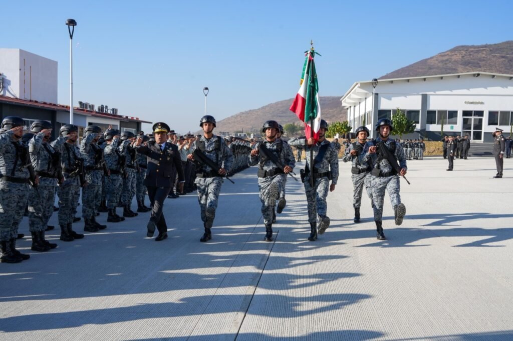 Gobernador Salomón Jara atestigua posesión del nuevo comandante de la Guardia Nacional en Oaxaca