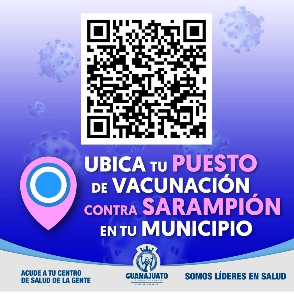 Guanajuato refuerza vacunaci&oacute;n contra sarampi&oacute;n con 13 macrocentros y m&aacute;s de 450 puntos