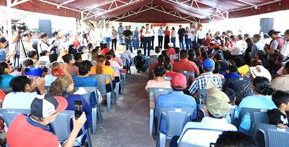 Productores de Huimanguillo y Cárdenas reconocen apoyo gubernamental en sistemas de riego para incrementar producción