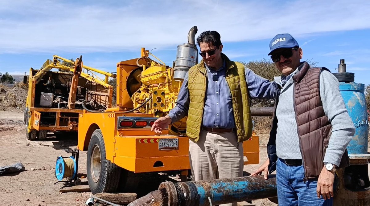Con inversi&oacute;n de 3 mdp, JIAPAZ perfora pozo para abastecer a dos comunidades de Zacatecas