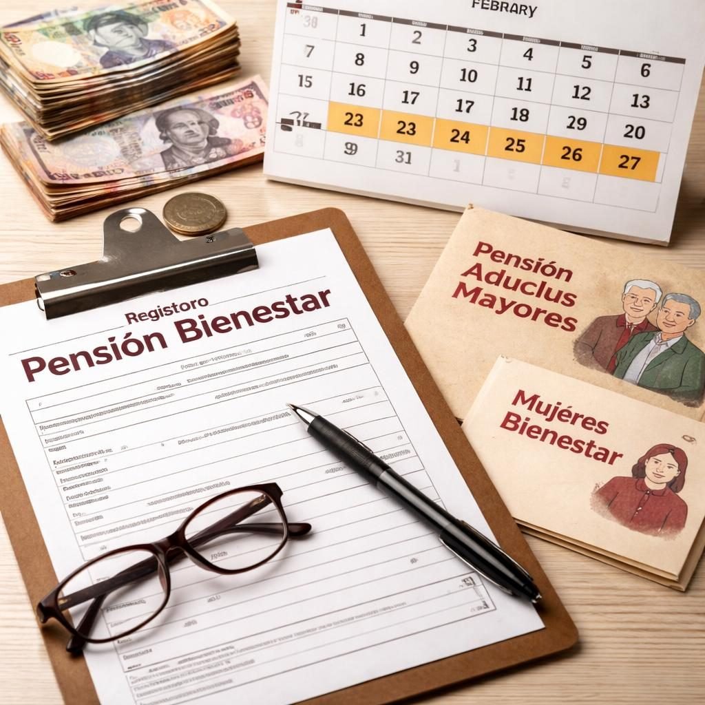 Inicia registro para pensiones Bienestar: calendario por apellido del 16 al 22 de febrero