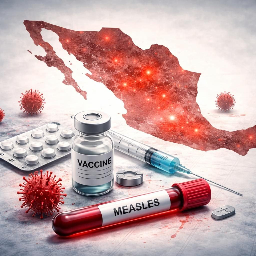 México supera los 9,400 casos de sarampión y se acerca a los 10 mil contagios