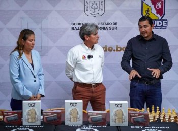 INSUDE entrega tableros de ajedrez digital de tecnología europea para impulsar el deporte en BCS