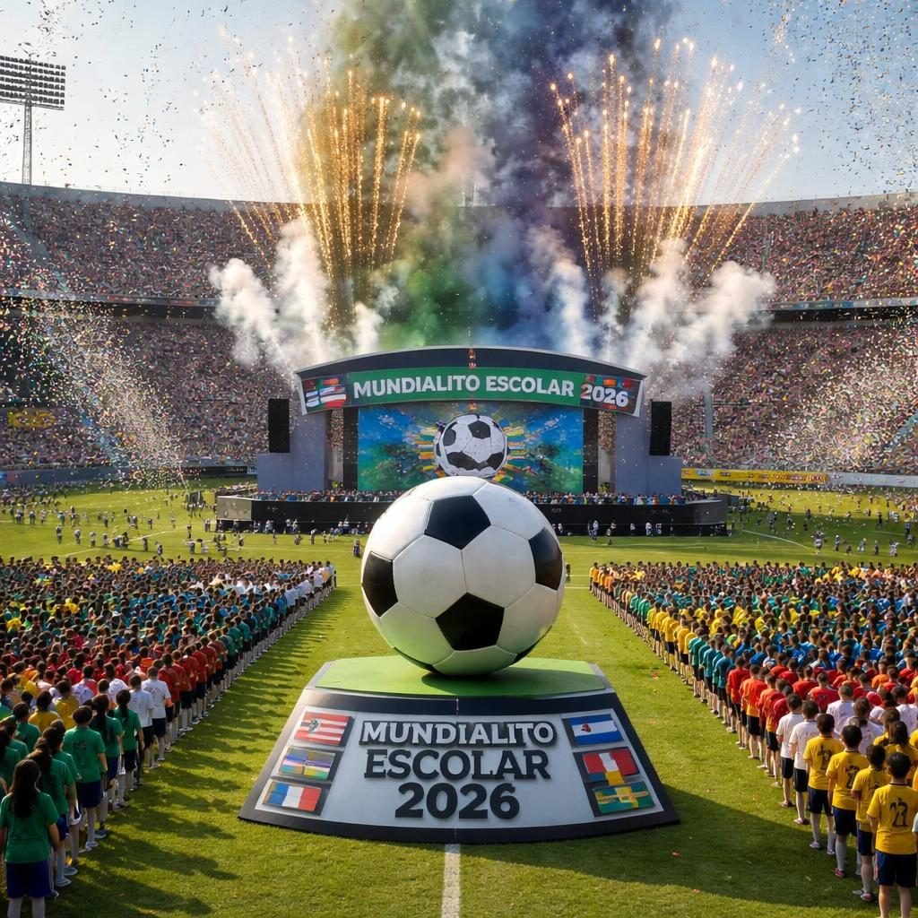 Gobernador y titular de Conade inauguran Mundialito Escolar 2026 en San Luis Potosí con más de 90 mil participantes