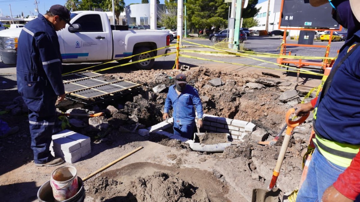 JMAS Chihuahua anuncia baja presi&oacute;n de agua en siete colonias por trabajos en v&aacute;lvula
