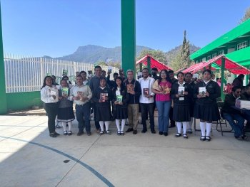 IEBO invierte más de 7.7 mdp en infraestructura educativa en plantel de San Pedro Quiatoni