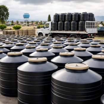 Villa de Pozos entrega 1000 tinacos a colonias para enfrentar desabasto de agua