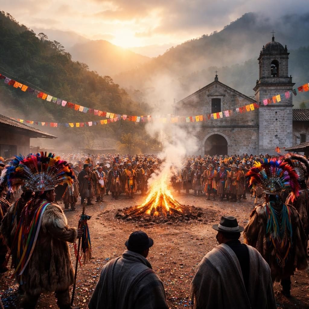 Comunidad de Pie de Cerro en Hidalgo celebra Lunes de Carnaval con tradición centenaria