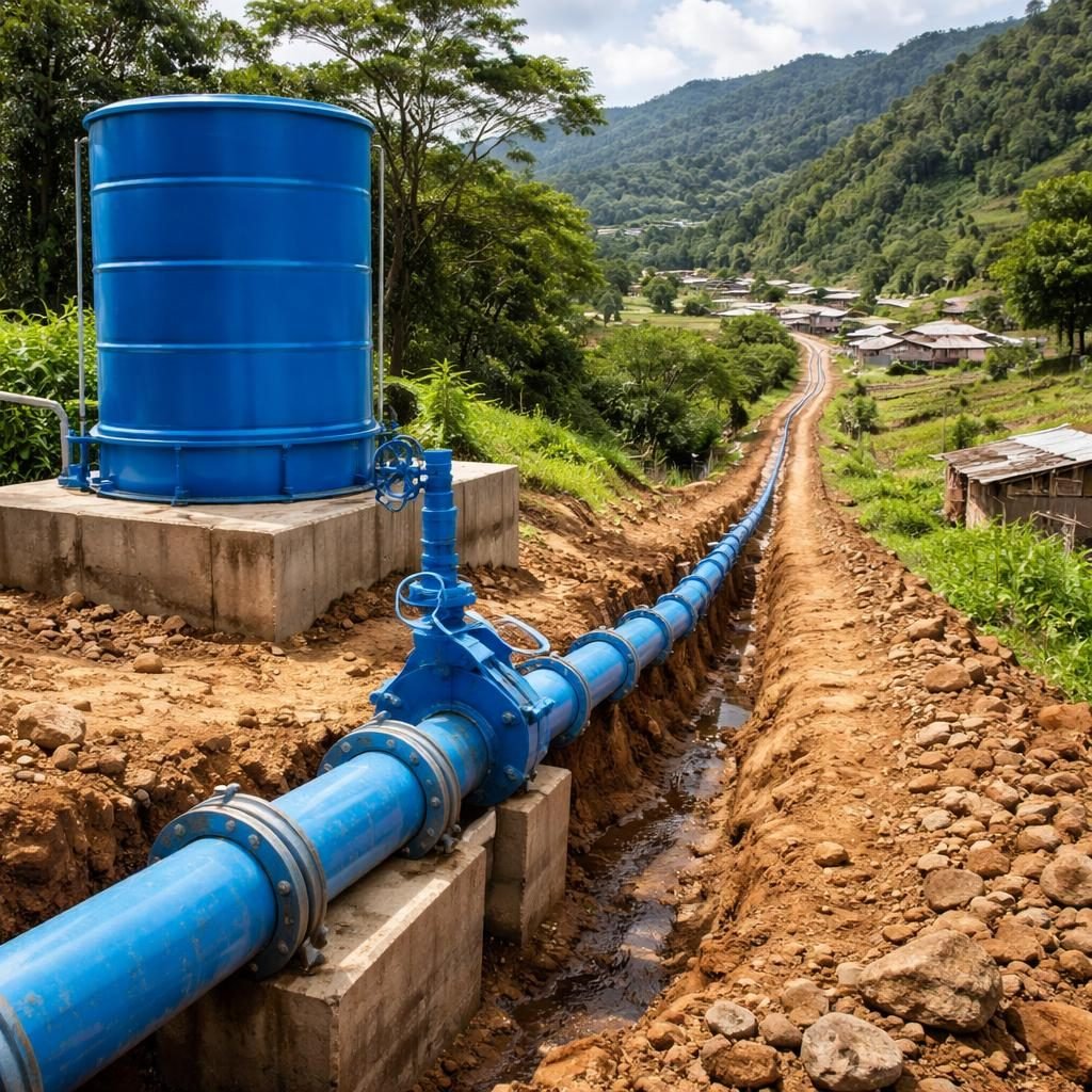 Inversi&oacute;n de 12 MDP en l&iacute;nea de agua potable beneficia a m&aacute;s de 450 familias ind&iacute;genas en San Francisco Cuayalab