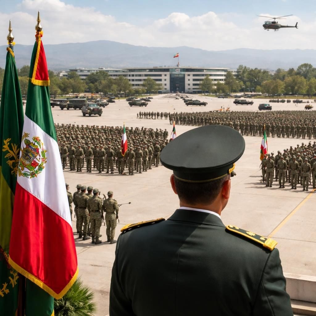 General Trevilla Trejo encabeza ceremonias castrenses y de seguridad en febrero y enero de 2026
