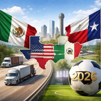 Gobernador de Nuevo León inicia gira en Texas para fortalecer lazos rumbo al Mundial 2026