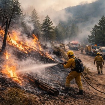Gobierno de San Luis Potosí controla incendios forestales en Mexquitic y Ciudad Fernández