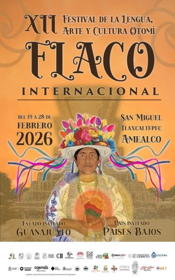 Guanajuato participa como Estado invitado en FLACO Internacional 2026, festival de cultura otomí