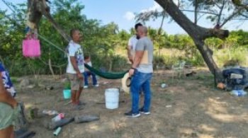 Supervisa Medio Ambiente cuerpos de agua en Las Plazuelas, Acapulco, para fortalecer protección de recursos
