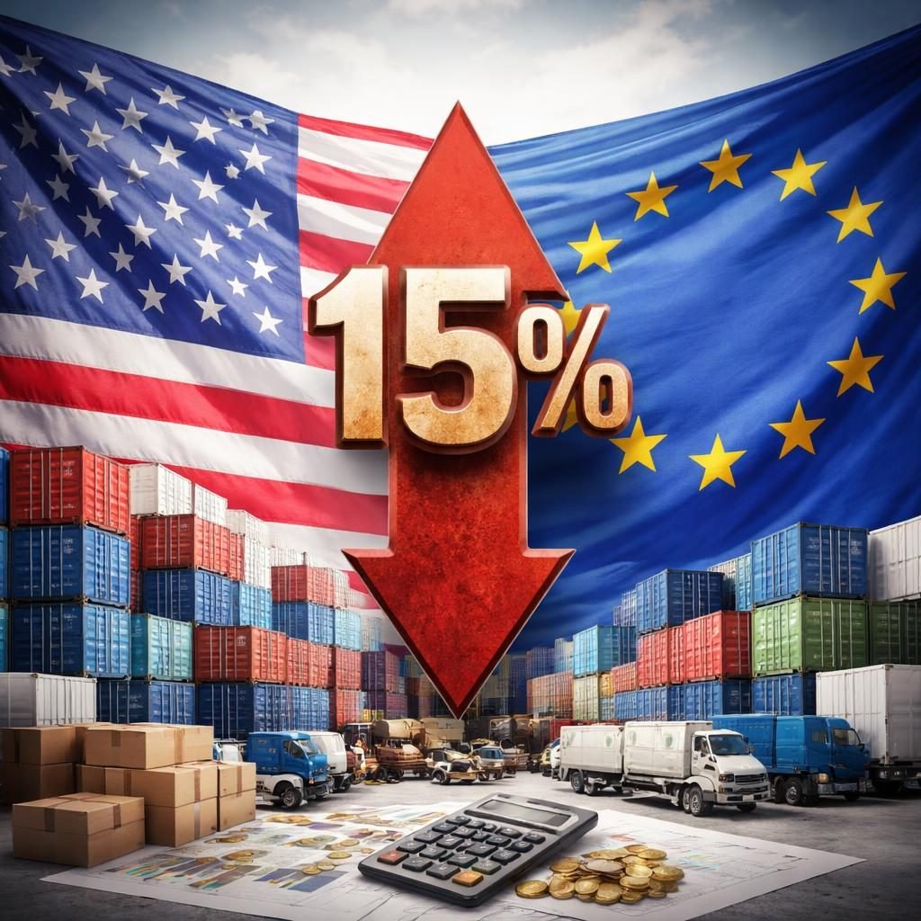 Alemania y Francia exigen respuesta unida de la UE ante nuevo arancel del 15% de Trump