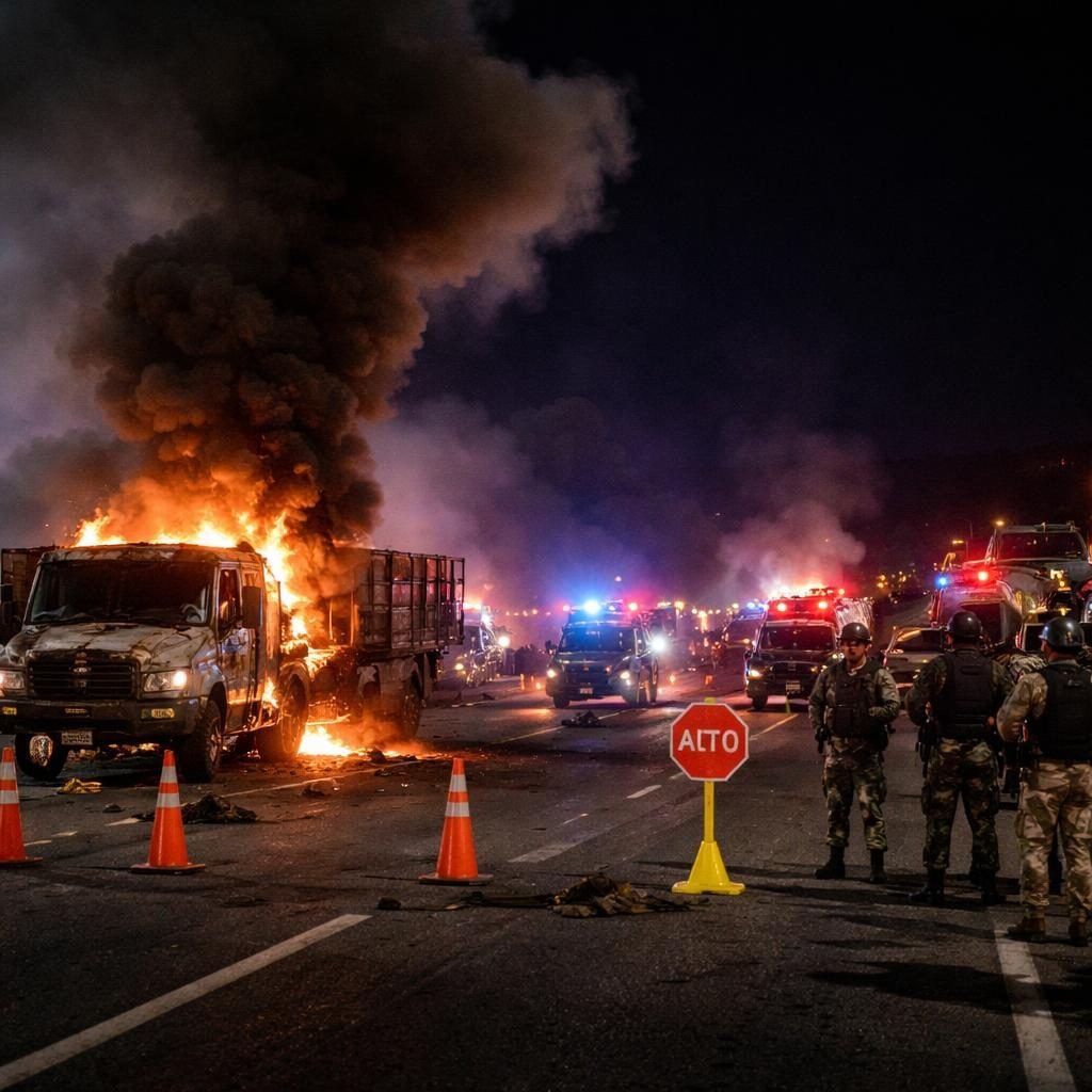 Contienen 85 bloqueos carreteros en 11 estados; detienen a 70 personas tras reacciones criminales