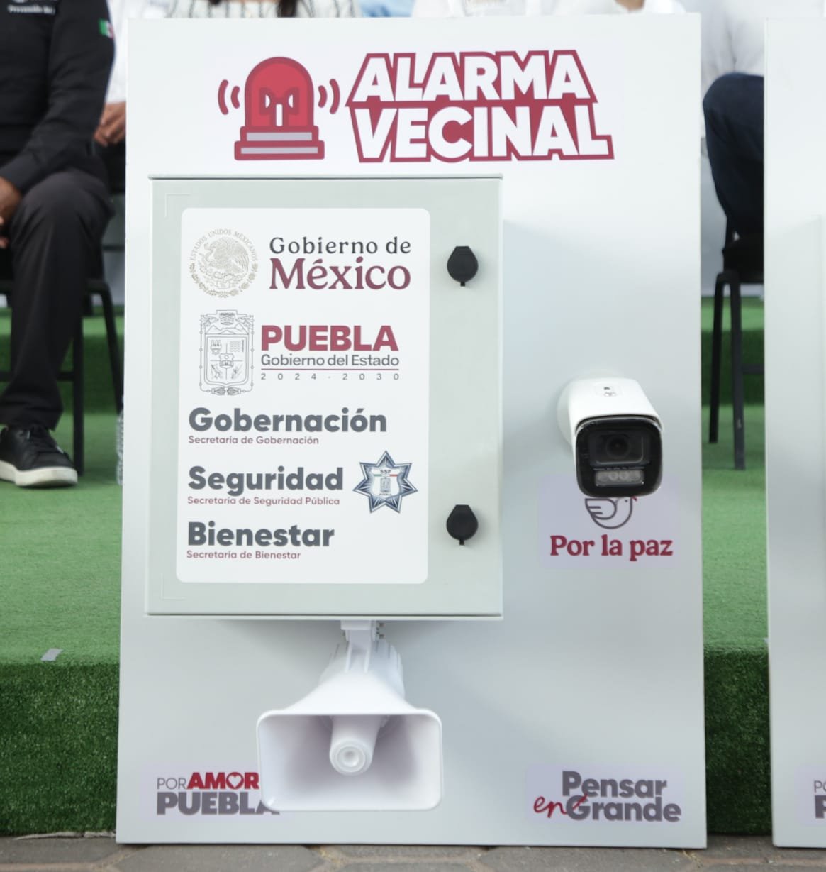 Programa de Obra Comunitaria amplía Alarmas Vecinales a más municipios conurbados de Puebla