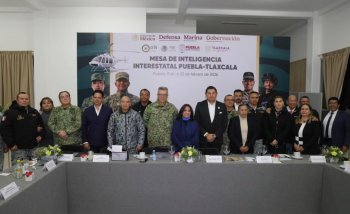 Gobernadores de Puebla y Tlaxcala refuerzan seguridad en franja limítrofe con Mesa de Inteligencia Interestatal