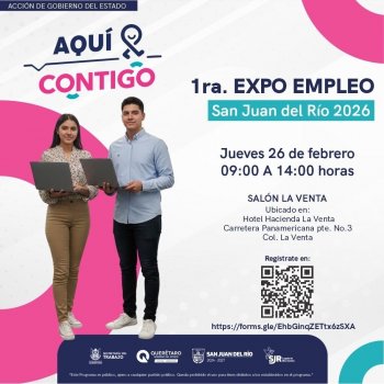 ST organiza 1ra. Expo Empleo San Juan del Río 2026 con más de 850 vacantes