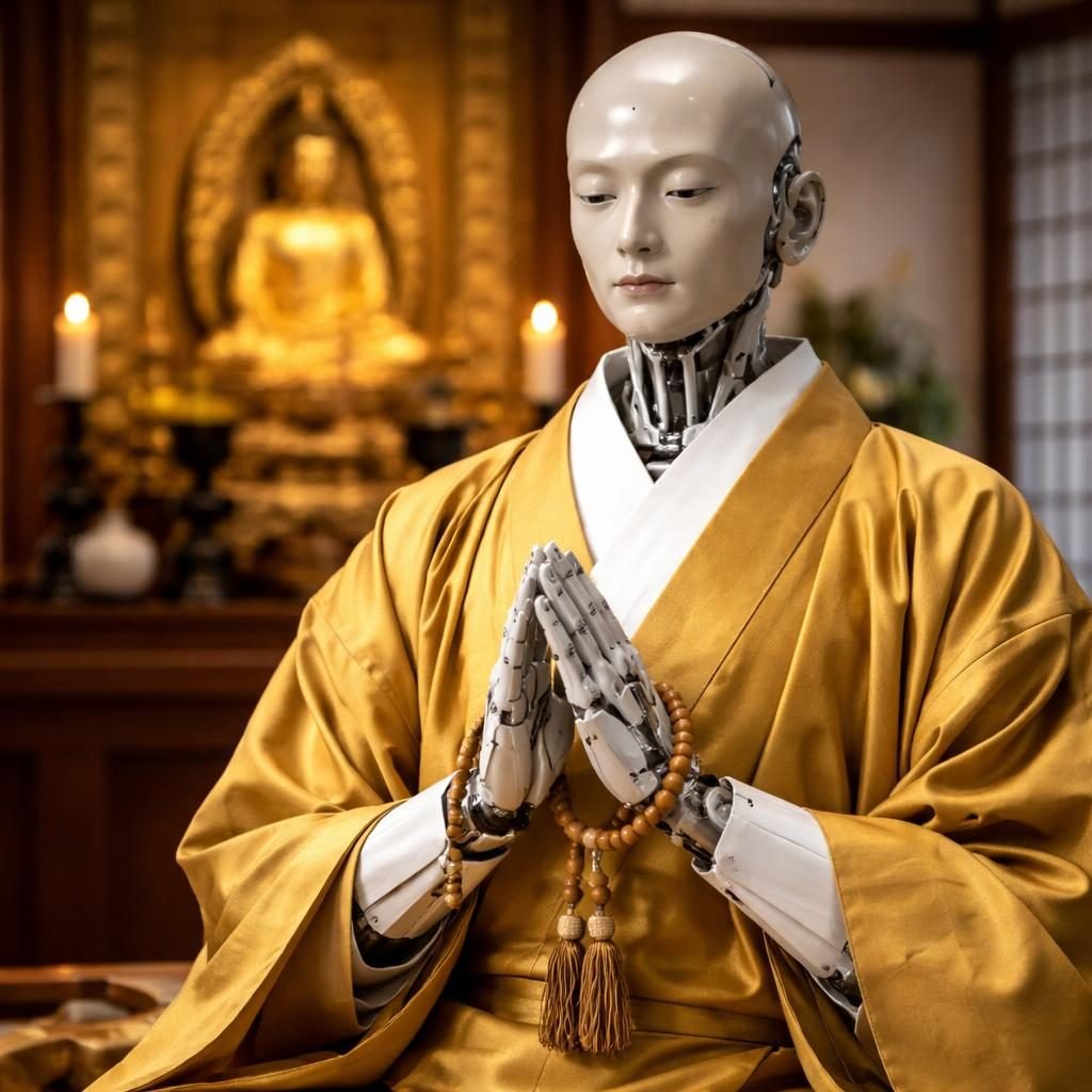 Buddharoid: Japón presenta un monje robótico con IA para dar consejos espirituales