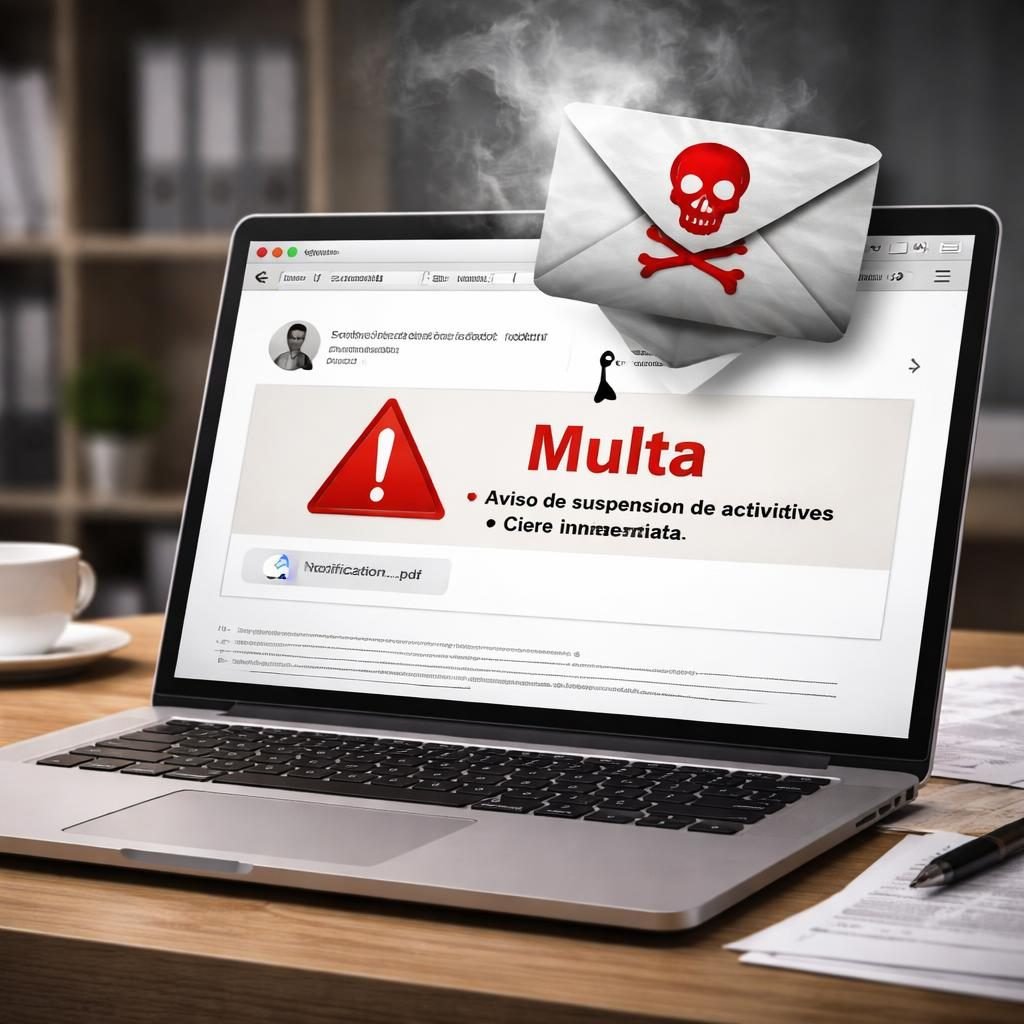 Profeco alerta sobre correos falsos que simulan multas y amenazan con cierre de negocios