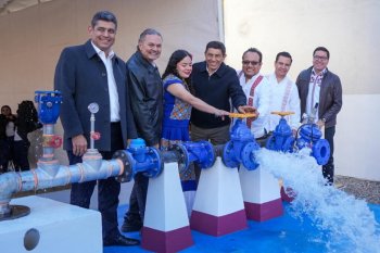 Gobernador Salomón Jara entrega primeras viviendas del Programa Nacional Vivienda para el Bienestar en San Jacinto Amilpas