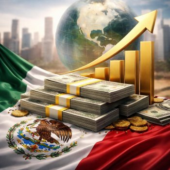 México registra cifra récord de Inversión Extranjera Directa en 2025 con 40,871 millones de dólares