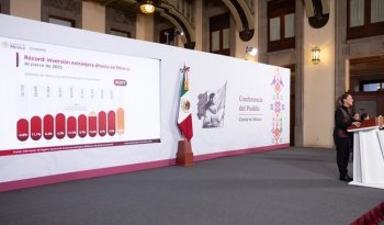 México registra cifra histórica de Inversión Extranjera Directa en 2025 con más de 40 mil millones de dólares