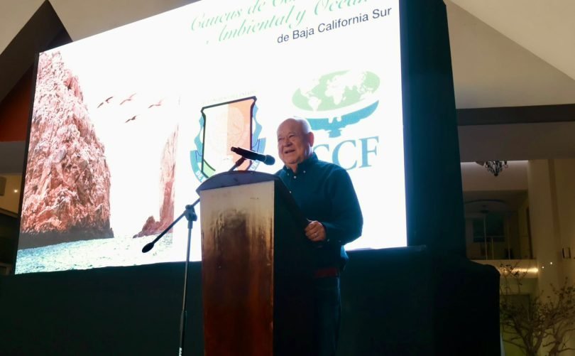 Gobernador de BCS reitera compromiso con economía oceánica sostenible en instalación de Caucus Ambiental