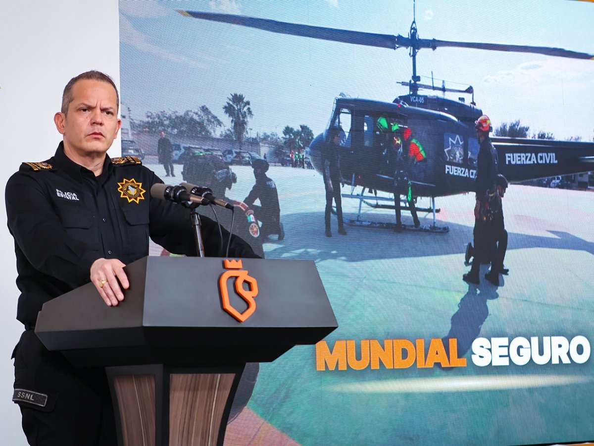 Nuevo León reporta baja del 31% en homicidios y avanza en preparativos de seguridad para Mundial 2026