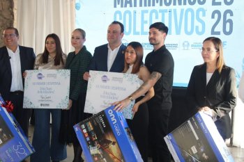 133 parejas legalizan su unión en los Matrimonios Colectivos 2026 del Registro Civil en Hidalgo del Parral