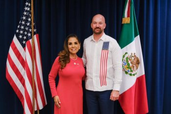 Mara Lezama refrenda alianza estratégica con Estados Unidos en inicio de celebraciones por 250 años de Independencia