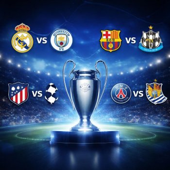 Sorteo de octavos de Champions: Real Madrid-City, otro clásico europeo; Barça-Newcastle y Atlético-Tottenham