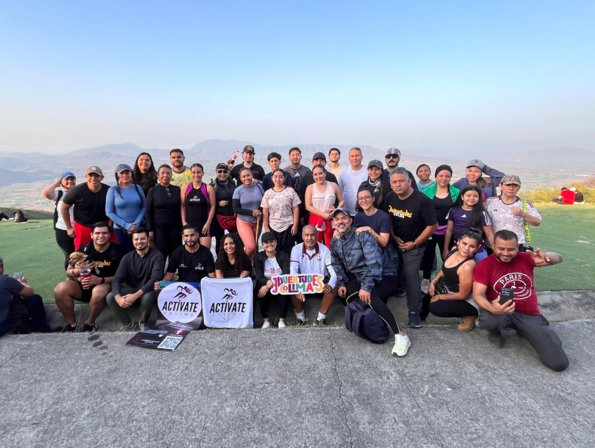 Gobierno de Colima y asociación civil promueven hábitos saludables con evento social fit y senderismo
