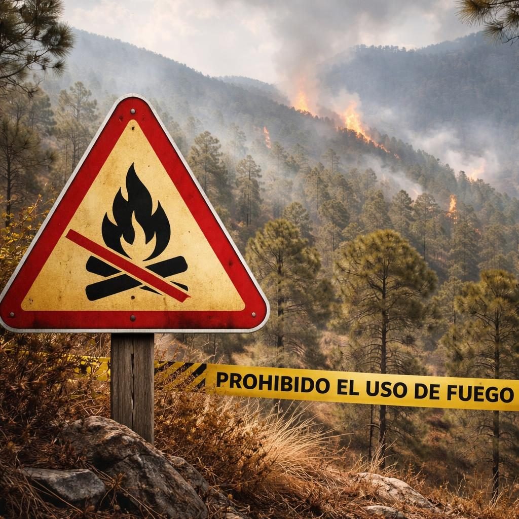 Nuevo Le&oacute;n establece veda de uso de fuego hasta septiembre de 2026 para prevenir incendios