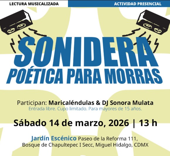 Sonidera Poética para Morras: música, rap y spoken word que celebran la voz femenina