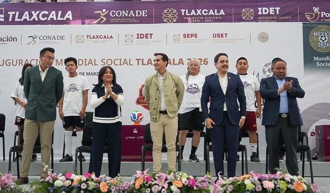 Inauguran Mundial Social Tlaxcala 2026 en nueva Ciudad Deportiva de Alto Rendimiento