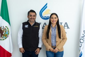 Gobernadora de Colima y Conagua revisan avances de proyectos hídricos federales