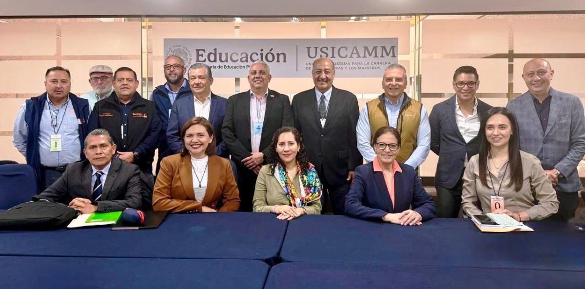 Autoridades educativas y sindicales de Chihuahua acuerdan con USICAMM fortalecer la plantilla docente y procesos de promoci&oacute;n