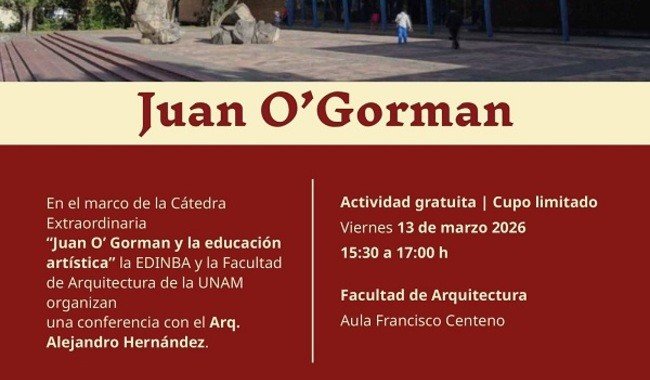 Conferencia magistral analizar&aacute; legado de Juan O'Gorman en arquitectura y pintura