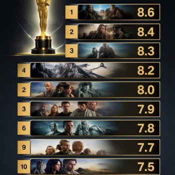 Oscar 2026: Ranking de las 10 nominadas a Mejor Pel&iacute;cula seg&uacute;n su calificaci&oacute;n en IMDB