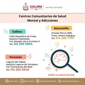 Salud Colima recomienda acudir a centros comunitarios para controlar trastornos de ansiedad