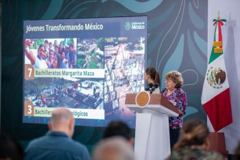 Gobierno anuncia construcción de siete bachilleratos 'Margarita Maza' y ampliación de planteles en Colima