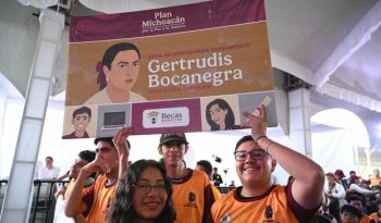 Inicia pago de Beca Gertrudis Bocanegra y abren nuevo registro para universitarios de Michoacán