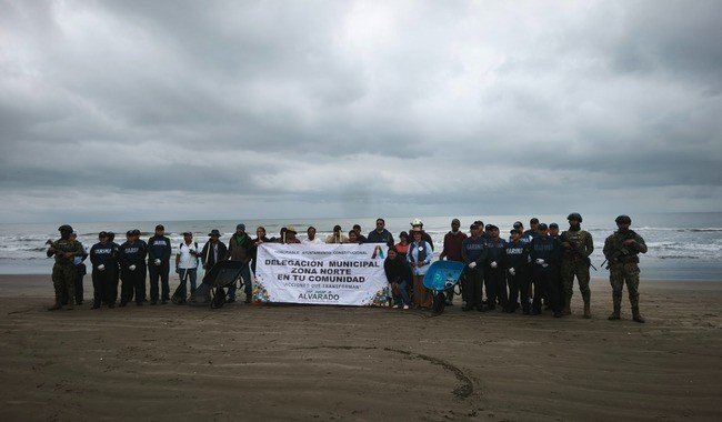 Gobierno de M&eacute;xico reporta 88% de avance en limpieza de hidrocarburo en playas del Golfo